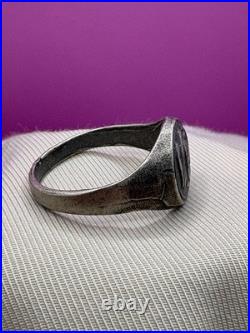 WW2. German silver ring. WWII