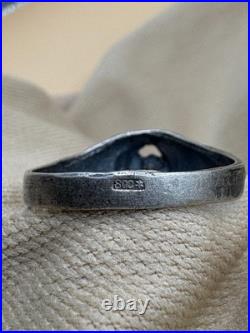 WW2. German silver ring. WWII