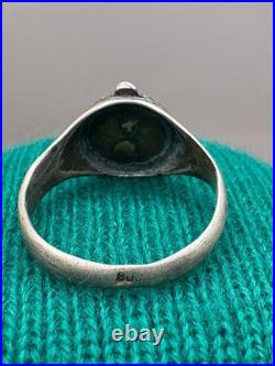 WW2. German silver ring. WWII