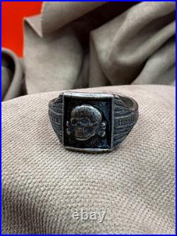 WW2. German silver ring. WWII