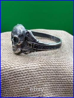 WW2. German silver ring. WWII