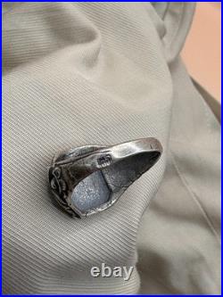 WW2. German silver ring. WWII