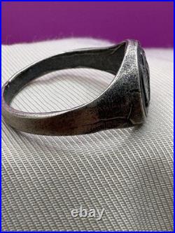 WW2. German silver ring. WWII