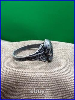 WW2. German silver ring. WWII