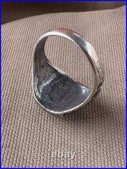 WW2. German silver ring. WWII