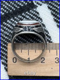 WW2. German silver ring. WWII
