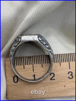 WW2. German silver ring. WWII