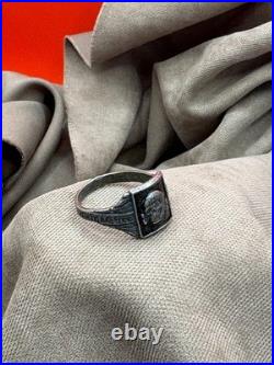 WW2. German silver ring. WWII