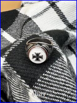 WW2. German silver ring. WWII