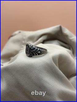 WW2. German silver ring. WWII