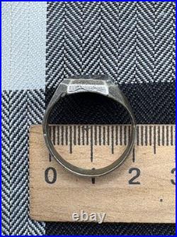 WW2. German silver ring. WWII