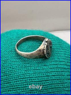 WW2. German silver ring. WWII