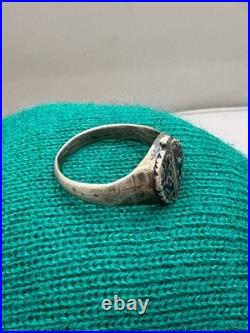 WW2. German silver ring. WWII