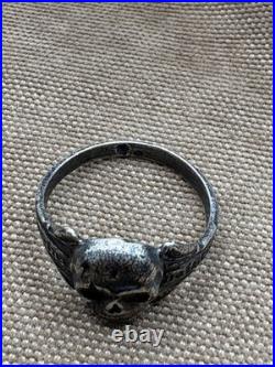 WW2. German silver ring. WWII