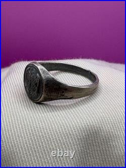WW2. German silver ring. WWII