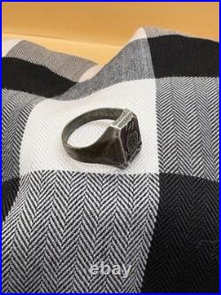 WW2. German silver ring. WWII