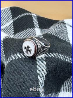 WW2. German silver ring. WWII