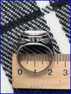 WW2. German silver ring. WWII