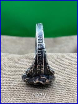 WW2. German silver ring. WWII
