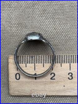 WW2. German silver ring. WWII