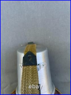 WW2 German wehrmacht HRE 43 DAK coconut canteen with repro straps WWII