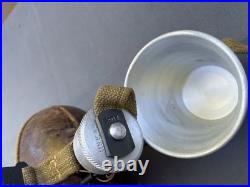 WW2 German wehrmacht HRE 43 DAK coconut canteen with repro straps WWII