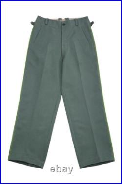 WW2 Heer Officer Mountainer Fieldgrey Gabardine Trousers With Pipe