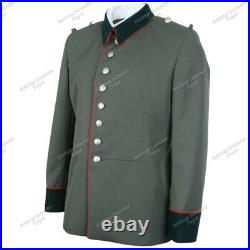 WW2 M35 German General Tunic Waffenrock Gabardine Elite Red Piping Uniform