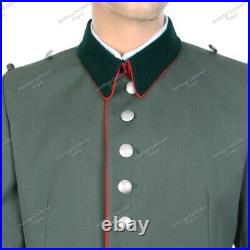 WW2 M35 German General Tunic Waffenrock Gabardine Elite Red Piping Uniform