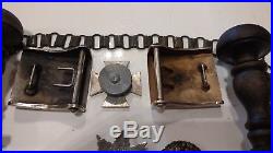 WW2 Metal German Gorget with Chain/Belt Buckles/Badges/Stampers WWI / WWII