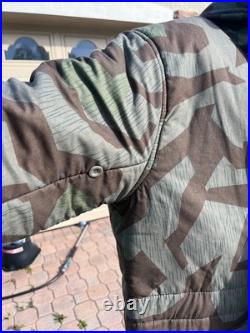 WW2 Mil-Tec German Splinter Pattern Reversible Heavy Winter Parka Large NEW