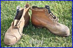 WW2 Military boots with straps