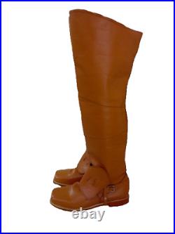 WW2 Musketeer Boots, 16th-17th century Brown All Sizes Available