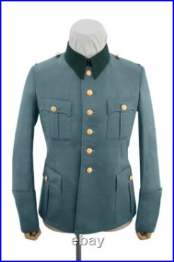WW2 Police General Gabardine Service Jacket Deep Green Collar 6 Buttons