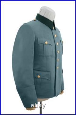WW2 Police General Gabardine Service Jacket Deep Green Collar 6 Buttons