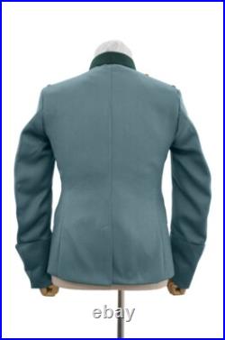 WW2 Police General Gabardine Service Jacket Deep Green Collar 6 Buttons