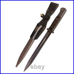 WW2/Post War Repurpose German Mauser Kar 98K Bayonet With Reproduction Frog