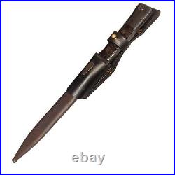 WW2/Post War Repurpose German Mauser Kar 98K Bayonet With Reproduction Frog
