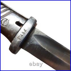 WW2/Post War Repurpose German Mauser Kar 98K Bayonet With Reproduction Frog