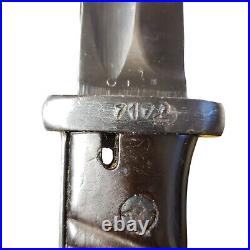 WW2/Post War Repurpose German Mauser Kar 98K Bayonet With Reproduction Frog
