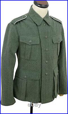 WW2 Repro Coat Jacket Best Quality Coat German Army M40 Field Grey Wool Tunic