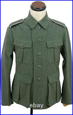 WW2 Repro Coat Jacket Best Quality Coat German Army M40 Field Grey Wool Tunic