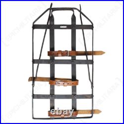 WW2 Repro German Fahrrad Bike Rack Bicycle Metal leather Canister Holder NEW