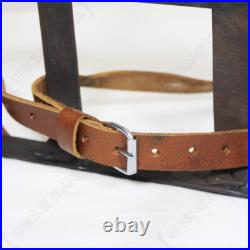 WW2 Repro German Fahrrad Bike Rack Bicycle Metal leather Canister Holder NEW