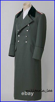 WW2 Repro German Field Gray Gabardine Overcoat All Sizes