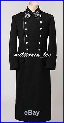 WW2 Repro German General Black M32 Gabardine Overcoat All Sizes