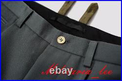 WW2 Repro German Gray Gabardine Trousers with Piping All Sizes