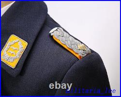 WW2 Repro German Luftwaffe Officer Blue Gray Gabardine Overcoat All Sizes