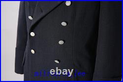WW2 Repro German Luftwaffe Officer Blue Gray Gabardine Overcoat All Sizes
