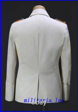 WW2 Repro German Luftwaffe Officer White Cotton Tunic All Sizes